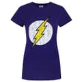 Miniatyrbillede 1 af 3: Flash T-shirt med nødlidende logo til kvinder/damer