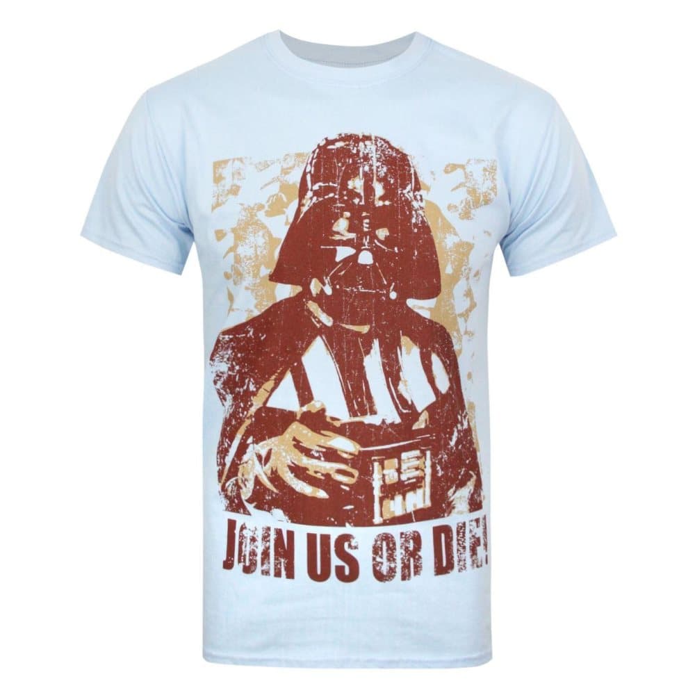 Star Wars Officiell Mens Join Us Or Die Darth Vader T-Shirt