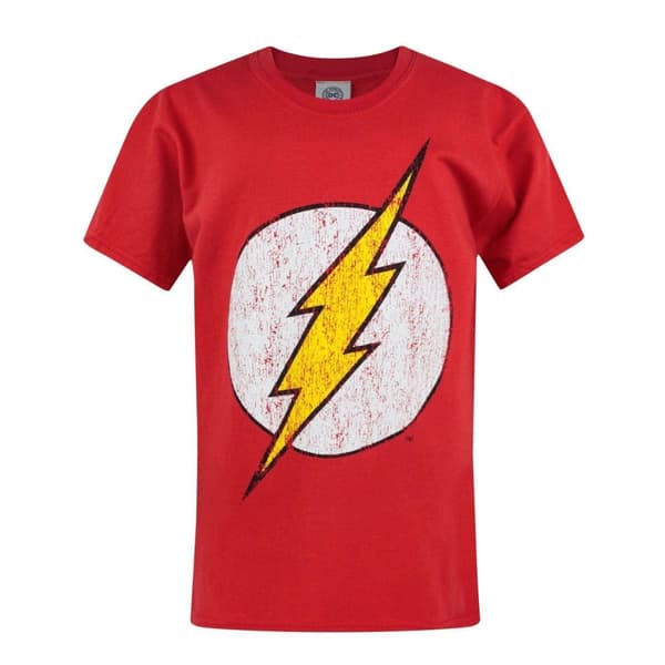 Flash Officiell pojke med nödställd logotyp T-Shirt