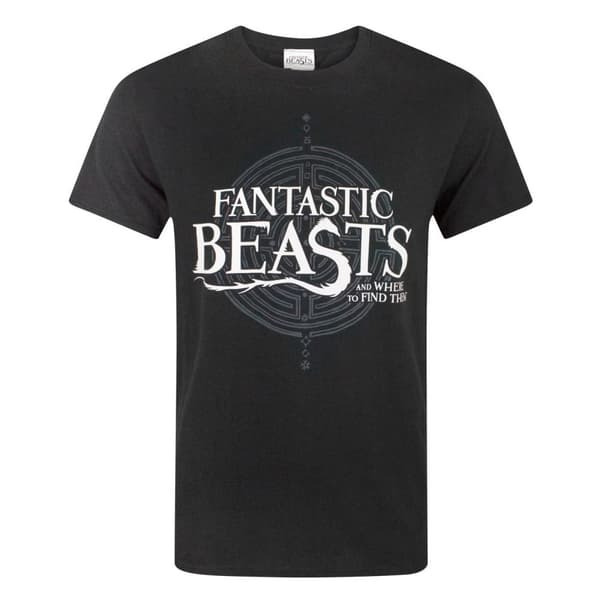 Fantastic Beasts And Where To Find Them T-shirt med logo til mænd