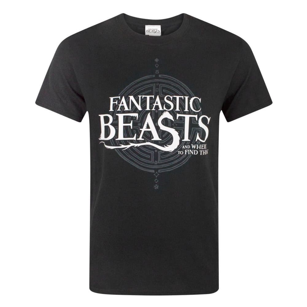 Fantastic Beasts And Where To Find Them T-shirt med logotyp för män
