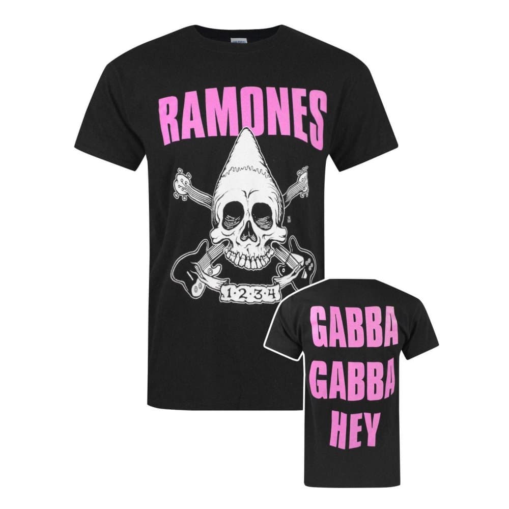 Ramones Officiell herr Pinhead Skull T-Shirt
