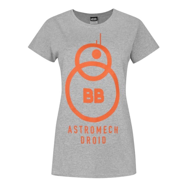 Star Wars Kvinnor/Damer The Force Awakens BB-8 Astromech Droid T-Shirt
