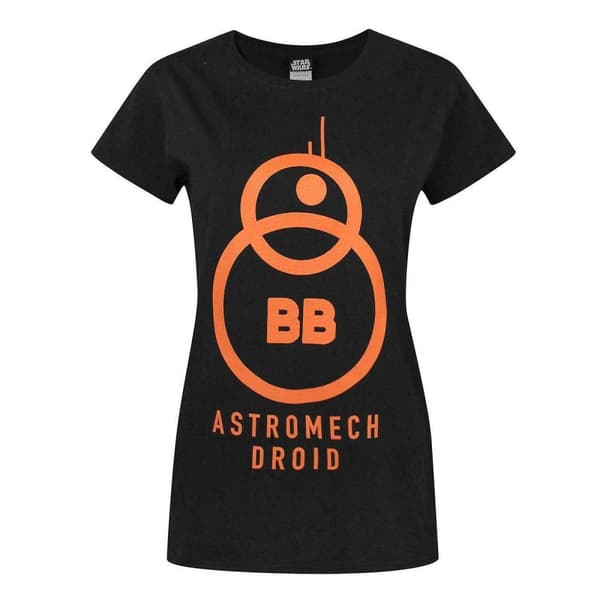 Star Wars Kvinnor/Damer The Force Awakens BB-8 Astromech Droid T-Shirt