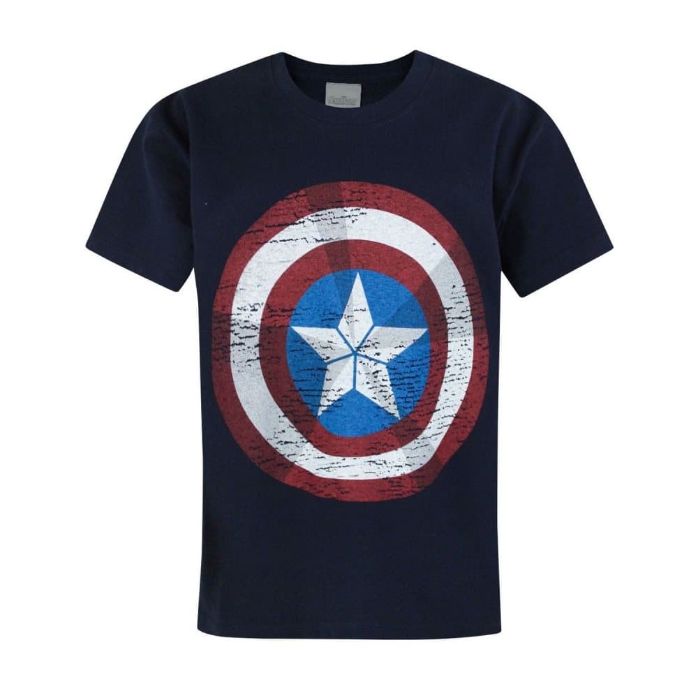 Avengers Age Of Ultron Kids Captain America Shield T-Shirt