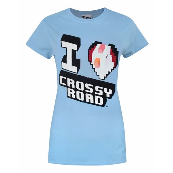 Crossy Road Womens/Ladies Official I Love Crossy Road T-Shirt