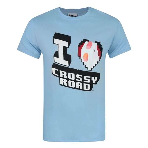 Crossy Road - Officiel I Love Crossy Road T-shirt til mænd