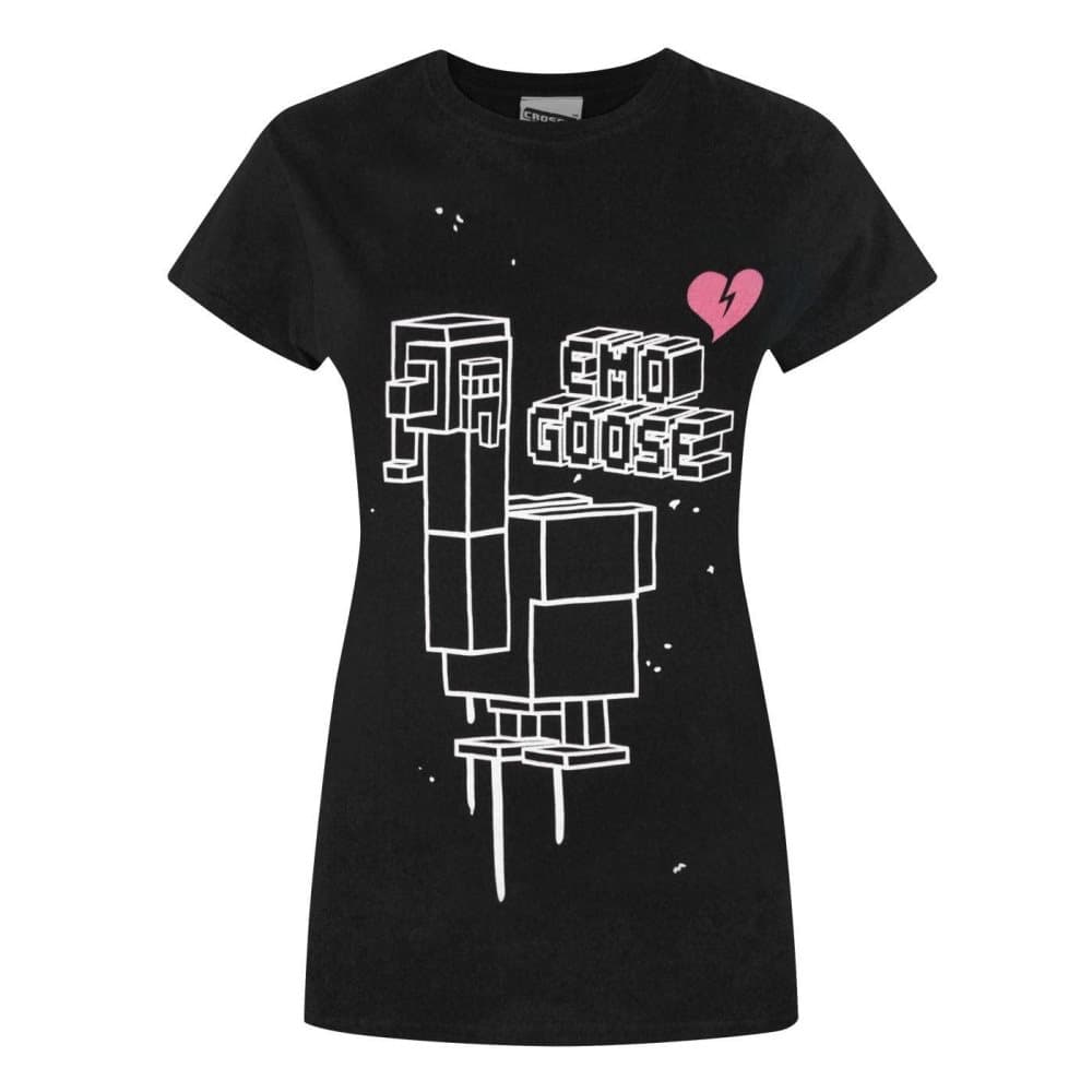 Crossy Road Emo Goose T-Shirt för kvinnor och damer