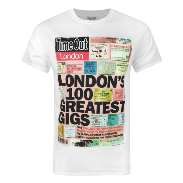 Time Out Mens Londons 100 Greatest Gigs T-Shirt