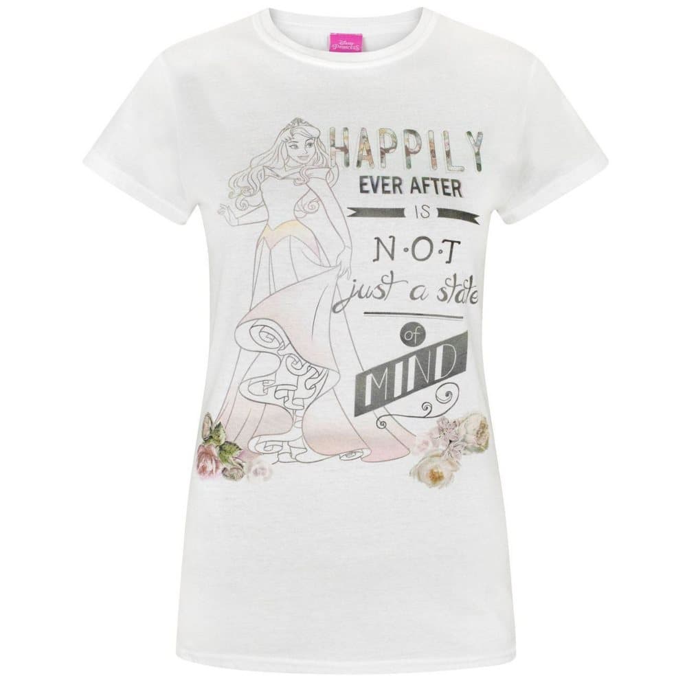 Disney Kvinnor/Damer Sleeping Beauty Happily Ever After T-Shirt