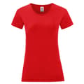 Miniatyrbillede 1 af 3: Fruit of the Loom Dame/kvinde Iconic 150 T-shirt til kvinder/damer