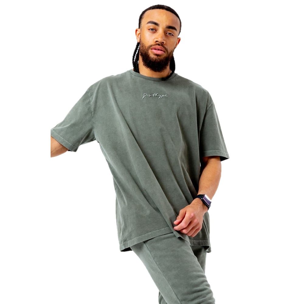 Hype T-shirt för män med Acid Wash