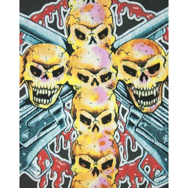 Amplified Dame/Damer Skull Cross Guns N Roses T-shirt