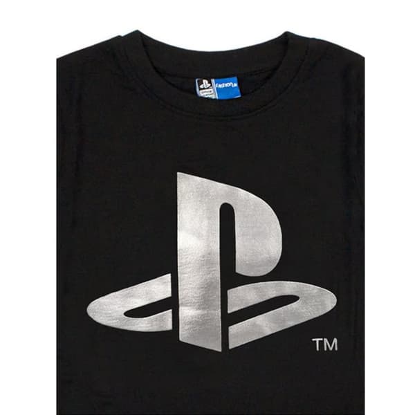 Playstation T-shirt med logotyp i folie för pojkar