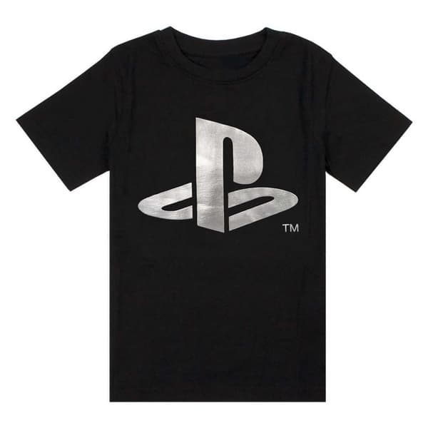 Playstation T-shirt med logotyp i folie för pojkar