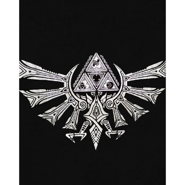 Legend Of Zelda Kortærmet T-shirt med logo til mænd