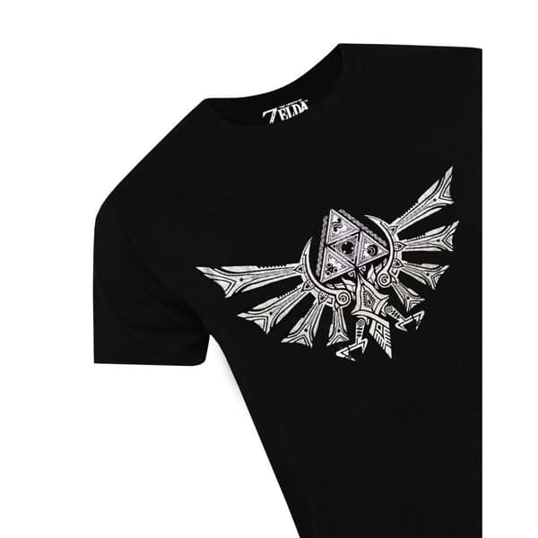 Legend Of Zelda Kortærmet T-shirt med logo til mænd
