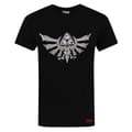 Miniatyrbillede 1 af 5: Legend Of Zelda Kortærmet T-shirt med logo til mænd