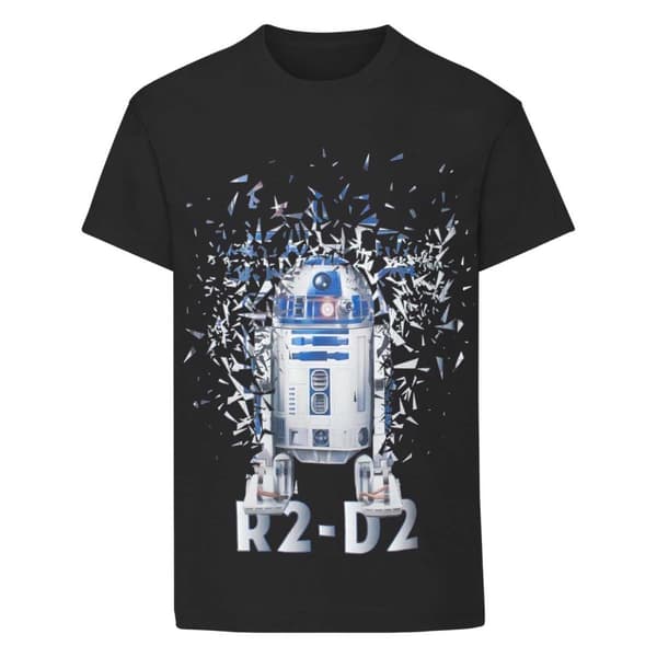 Star Wars R2-D2 T-shirt för pojkar Black/White/Blue 3-4 Years