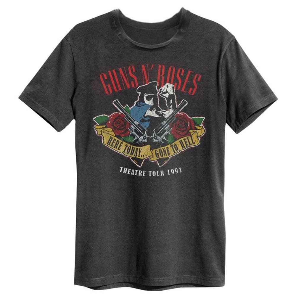 Amplified Mens Guns N Roses Gone To Hell T-Shirt