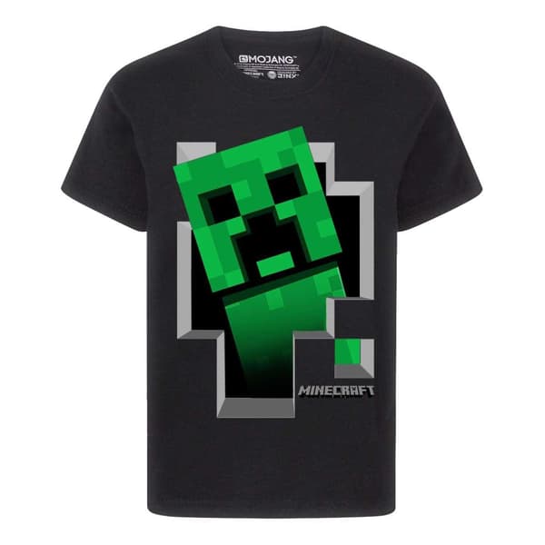 Minecraft Boys Creeper Inside T-Shirt