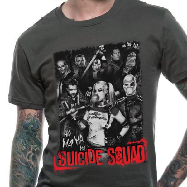 Suicide Squad Unisex Adult Ha Ha T-Shirt