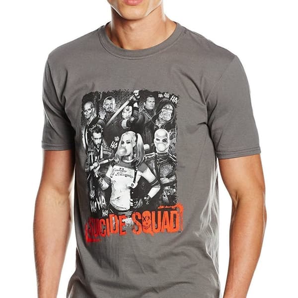 Suicide Squad Unisex Adult Ha Ha T-Shirt