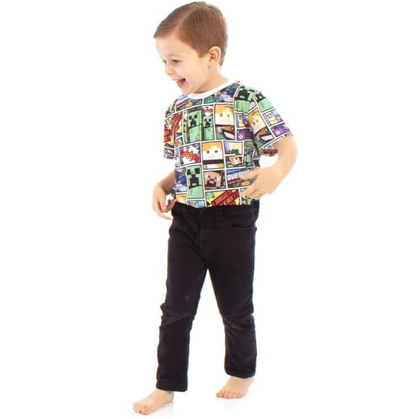 Minecraft Overworld T-shirt til børn/børn