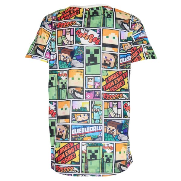 Minecraft Overworld T-shirt til børn/børn