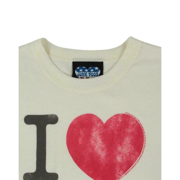 Junk Food Kvinnor/Damer I Love New York T-Shirt