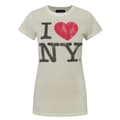 Miniatyrbild 1 av 4: Junk Food Kvinnor/Damer I Love New York T-Shirt