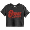 Miniatyrbild 1 av 4: Amplified Kvinnor/Damer David Bowie Logo Cropped T-Shirt