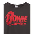 Miniatyrbild 3 av 4: Amplified Kvinnor/Damer David Bowie Logo Cropped T-Shirt
