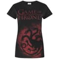 Miniatyrbild 1 av 4: Game of Thrones Kvinnor/Damer House Targaryen T-Shirt