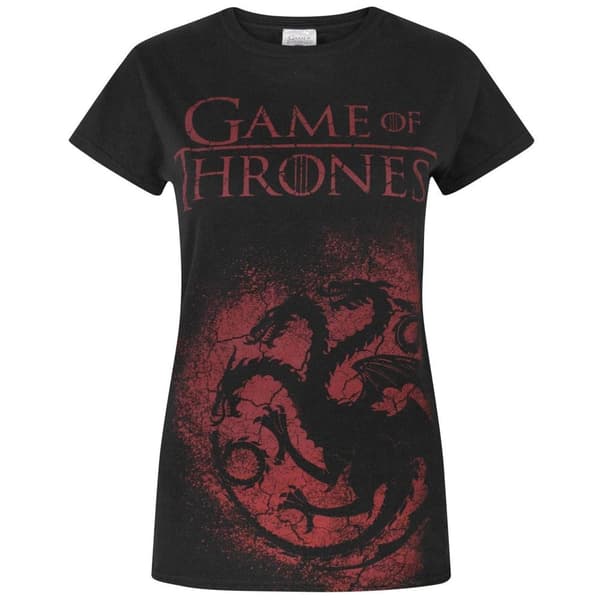Game of Thrones Kvinnor/Damer House Targaryen T-Shirt