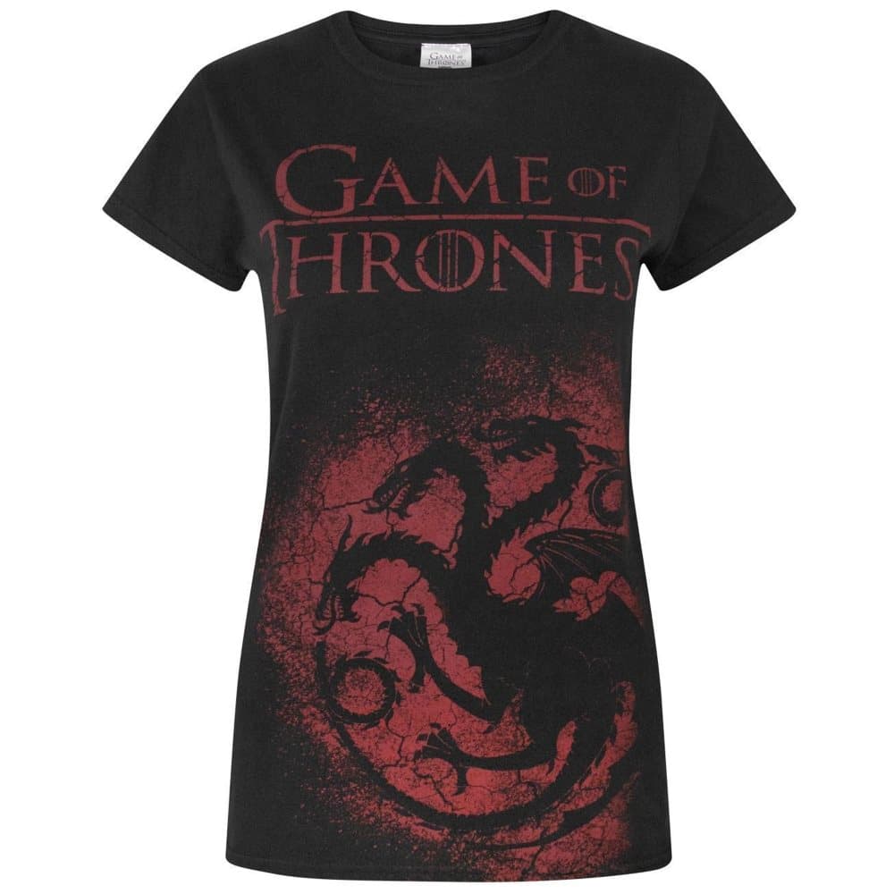 Game of Thrones Kvinnor/Damer House Targaryen T-Shirt