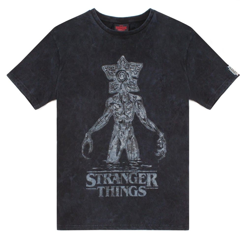 Stranger Things T-shirt för kvinnor och damer med Acid Wash