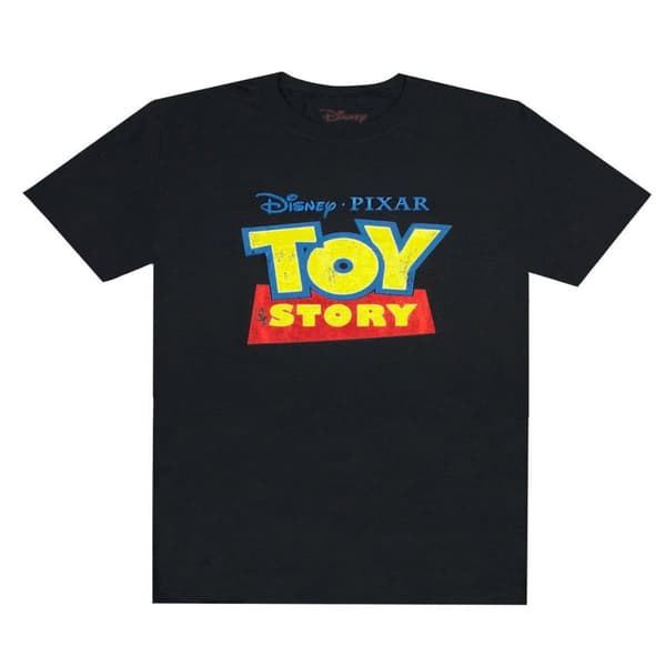 Toy Story Womens/Ladies Distressed Logo Boyfriend T-Shirt