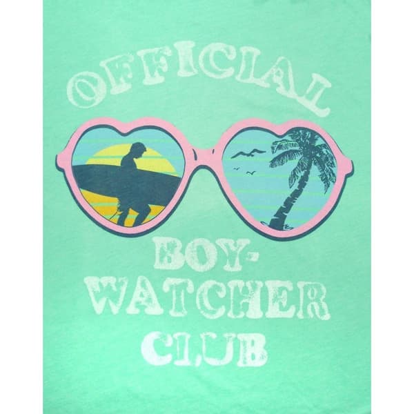 Junk Food Kvinnor/Damer Boy Watcher Club T-Shirt