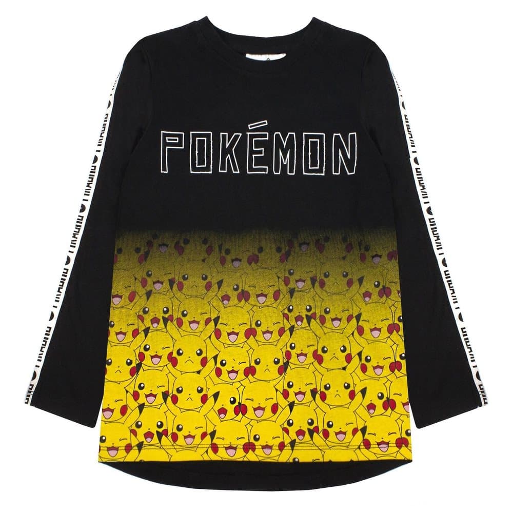 Pokemon Pikachu Fade långärmad T-shirt för pojkar