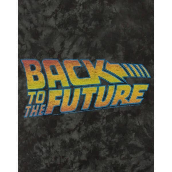 Junk Food Mens Marble Back To The Future T-Shirt