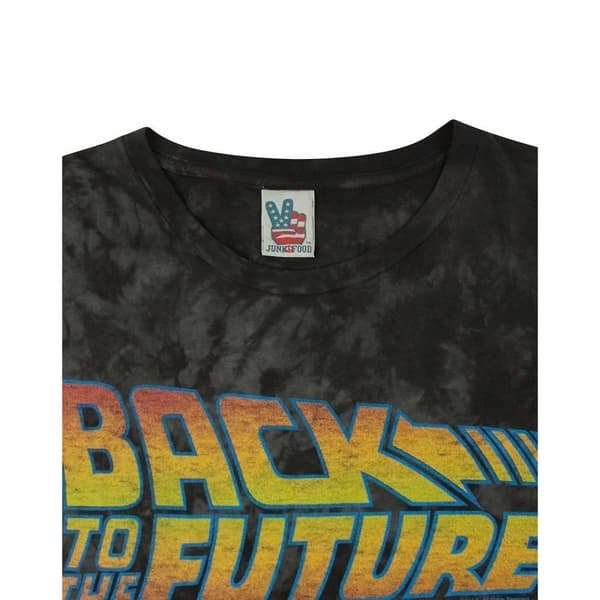 Junk Food Mens Marble Back To The Future T-Shirt