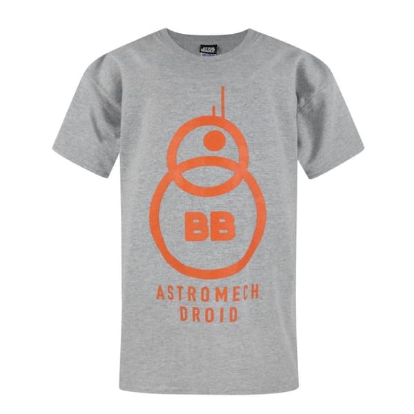 Star Wars Pojkar The Force Awakens BB-8 T-Shirt Grey 5-6 Years