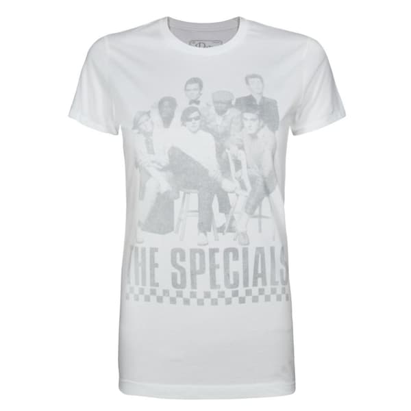 Dirty Cotton Scoundrels Womens/Ladies Maggies The Specials T-Shirt White L
