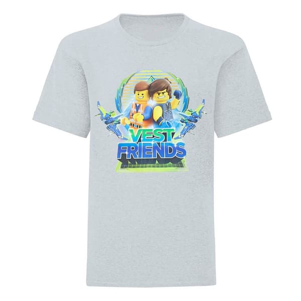 Lego Movie 2 drenge Emmet og Rex Vest Venner T-shirt