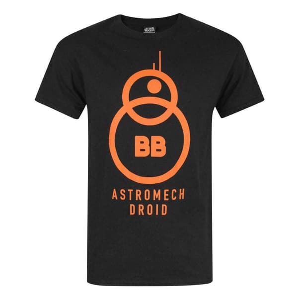 Star Wars Herre The Force Awakens BB-8 Astromech Droid T-shirt Grey XXL