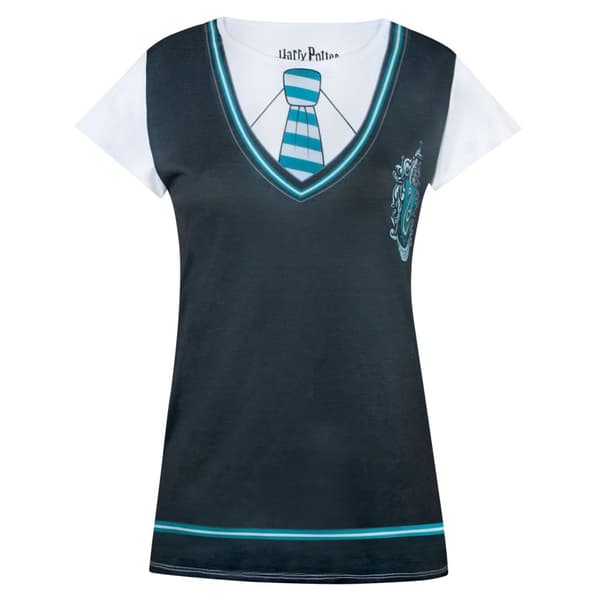 Harry Potter T-shirt med Slytherin-kostume til kvinder/damer