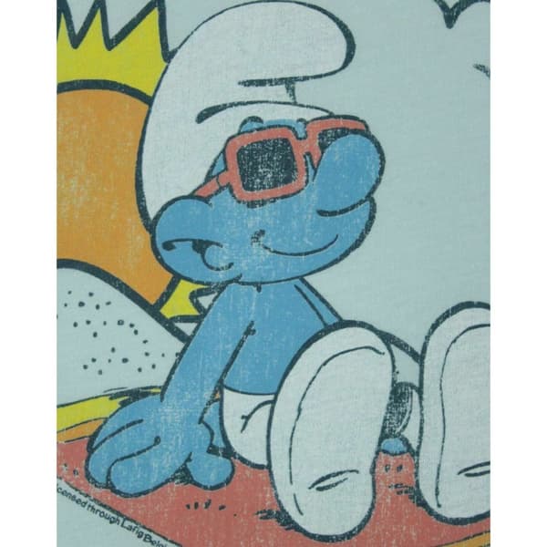 Junk Food Kvinnor/Damer California Smurfin´ The Smurfs T-Shirt