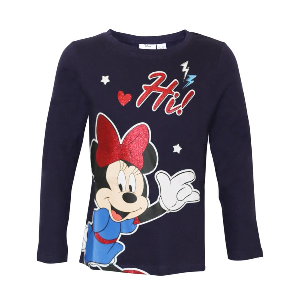 Minnie Mouse Flickor Hi Glitter T-Shirt