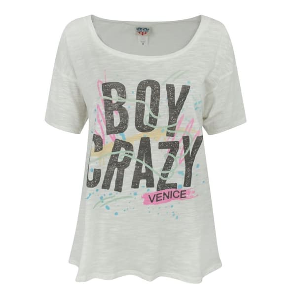 Junk Food Womens/Ladies Boy Crazy T-Shirt
